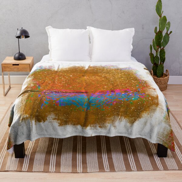 Item preview, Organic Earth and Neon Sea – Abstract Canvas Texture Art designed and sold by MAMA.art.Rio <Marsailhe_Milward>.