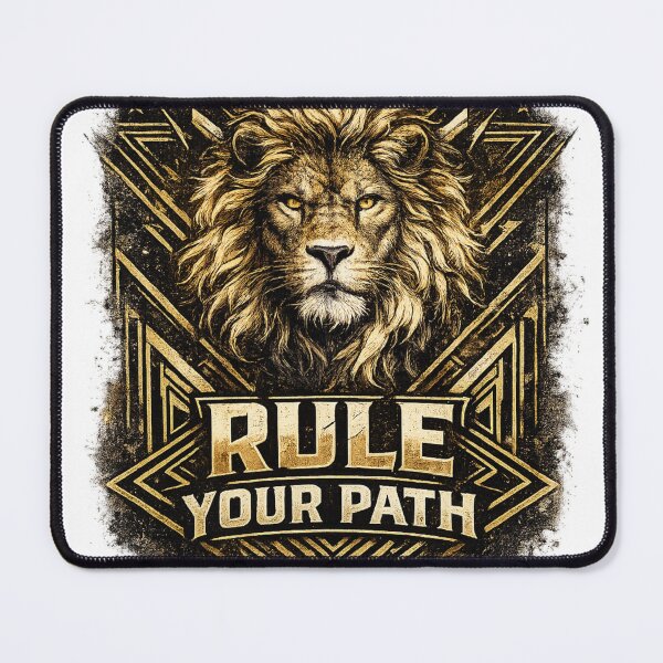 Item preview, Rule Your Path Lion Design designed and sold by CodePaws Creations.