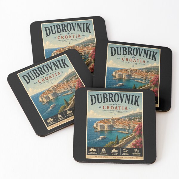 Item preview, Vintage Dubrovnik - Croatia Poster designed and sold by GoodOldVintage.