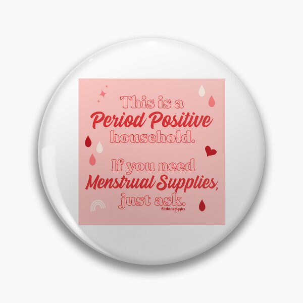 Item preview, Period Positive Bathroom Sign designed and sold by mabry-jenaez.