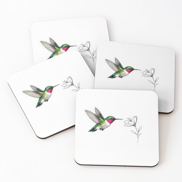 Item preview, Hummingbird Flying to a Flower designed and sold by Snurly.