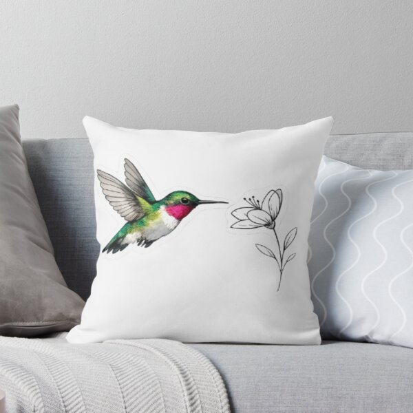 Item preview, Hummingbird Flying to a Flower designed and sold by Snurly.