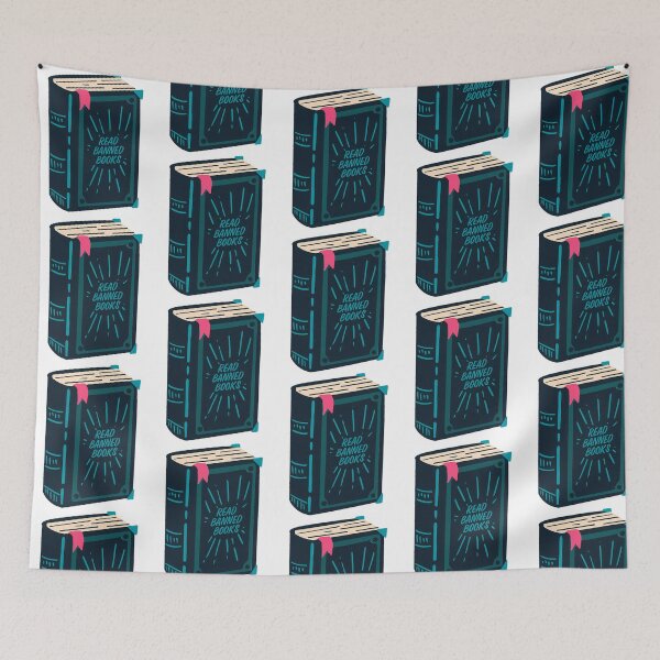 Item preview, Read Banned Books Sticker Design Learning Knowledge Power Wisdom Book Tomb Illustration designed and sold by mabry-jenaez.