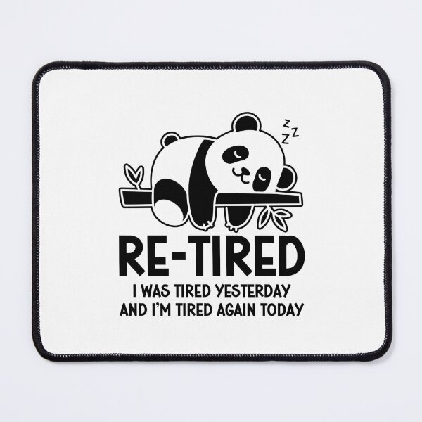 Item preview, Re-tired , retirement humor, funny quote designed and sold by gunaone-design.
