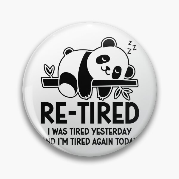 Item preview, Re-tired , retirement humor, funny quote designed and sold by gunaone-design.