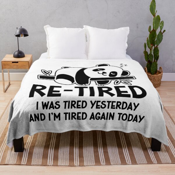 Item preview, Re-tired , retirement humor, funny quote designed and sold by gunaone-design.