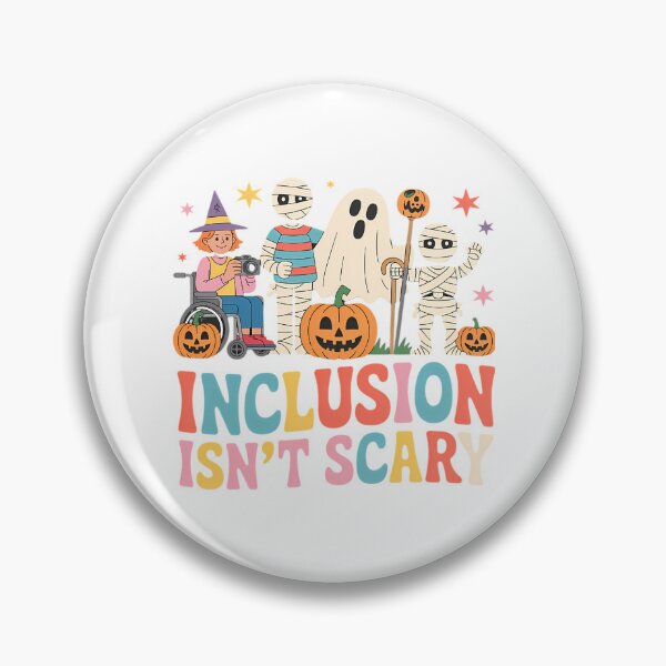 Item preview, Inclusion Isn'T Scary Ghost Mummy Halloween Slp Sped Teacher designed and sold by bondsjeffreyss.