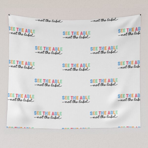Item preview, See The Able Not The Label - Autism Awareness Day Quote designed and sold by mabry-jenaez.