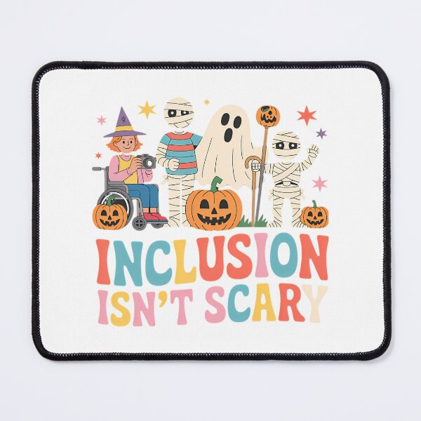 Item preview, Inclusion Isn'T Scary Ghost Mummy Halloween Slp Sped Teacher designed and sold by bondsjeffreyss.