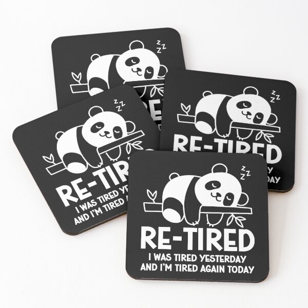 Item preview, Re-tired - Retirement Humor - Funny Tired Quote designed and sold by gunaone-design.