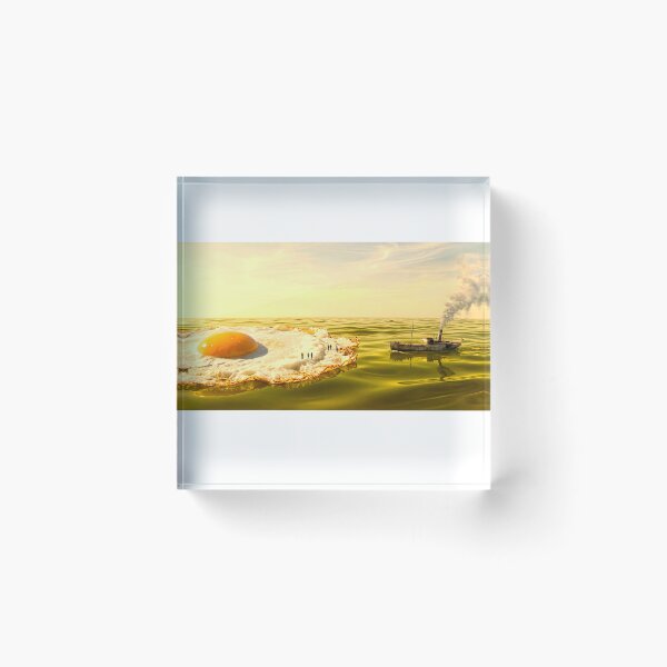 Item preview, Fried Egg Island designed and sold by ales-panz.