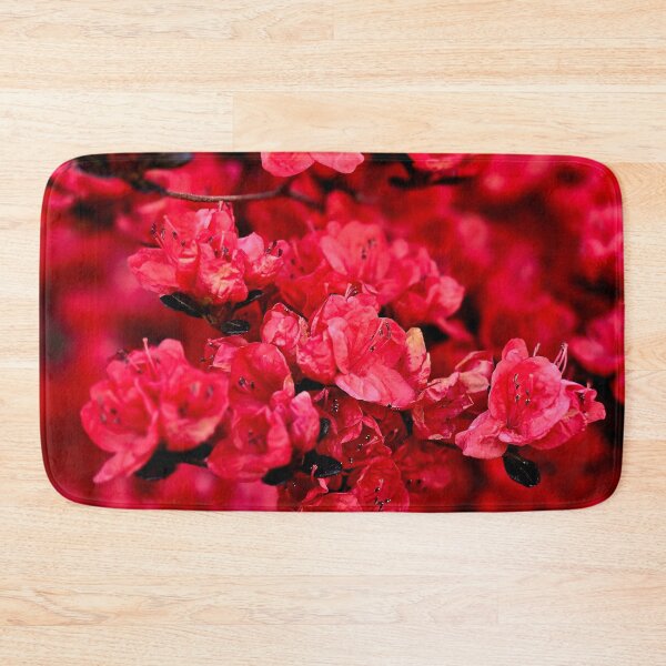 Item preview, Red Azalea Blooms Photo designed and sold by NikaNavi.