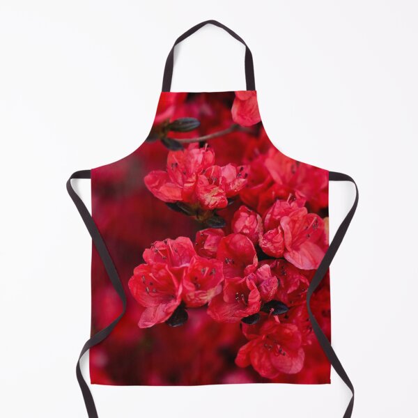 Item preview, Red Azalea Blooms Photo designed and sold by NikaNavi.