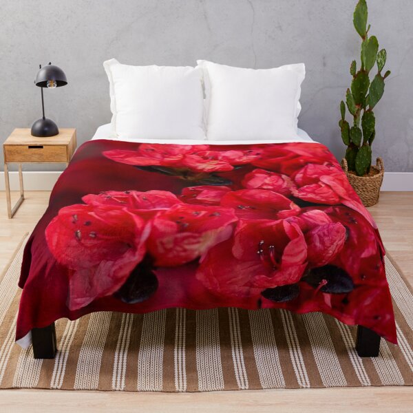 Item preview, Red Azalea Blooms Photo designed and sold by NikaNavi.