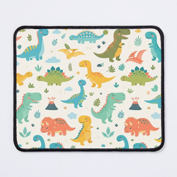 Item preview, Cute Kawaii Colorfull Dinosaur Pattern Design designed and sold by ashenlocs.