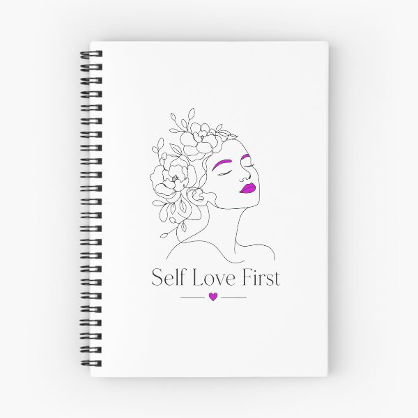 Item preview, Self Love First Minimalist Line Art Woman with Floral Hair designed and sold by crazyhome.