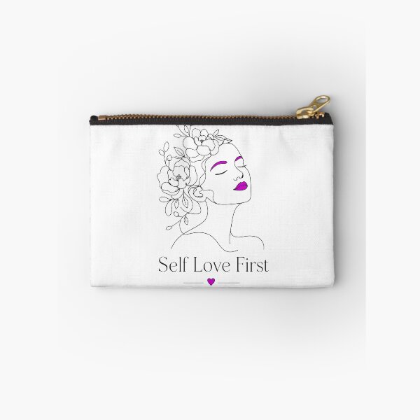 Item preview, Self Love First Minimalist Line Art Woman with Floral Hair designed and sold by crazyhome.