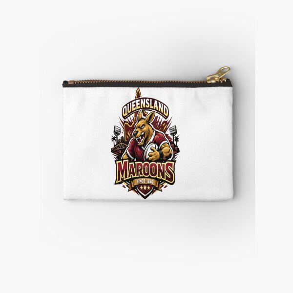 Item preview, Queensland Maroons Rugby League Mascot Vintage Graphic designed and sold by CatLovers Studio.