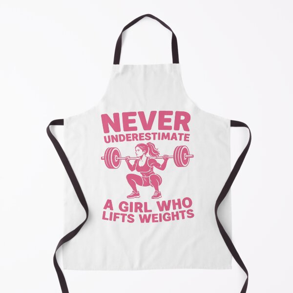 Item preview, Never underestimate a girl who lifts weights funny barbell girl strong women designed and sold by gunaone-design.