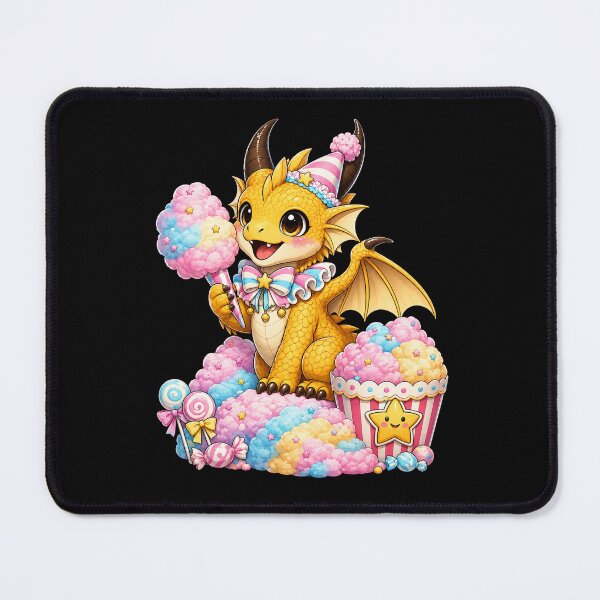 Item preview, Cute Cotton Candy Baby Dragon – Pastel Candy Fantasy Dragon designed and sold by Hatchling Hollow.
