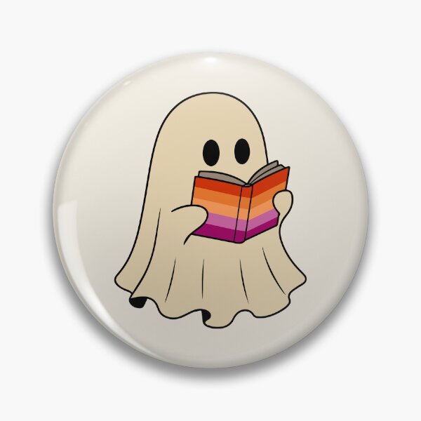 Artikelvorschau, Lesbische Halloween-Geisterin liest Buch entworfen und verkauft von Cannaxes Studio.