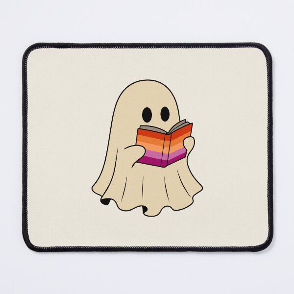 Item preview, Lesbian Halloween Ghost Reading Book designed and sold by Cannaxes Studio.