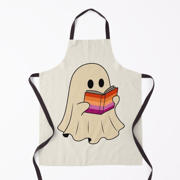 Item preview, Lesbian Halloween Ghost Reading Book designed and sold by Cannaxes Studio.