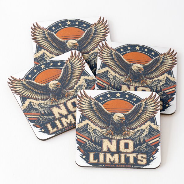 Item preview, No Limits Eagle Vintage Design designed and sold by CodePaws Creations.