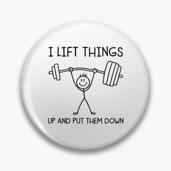 Item preview, I Lift Things up and Put Them Down Funny Lifting Pump Cover Gym Humor designed and sold by gunaone-design.