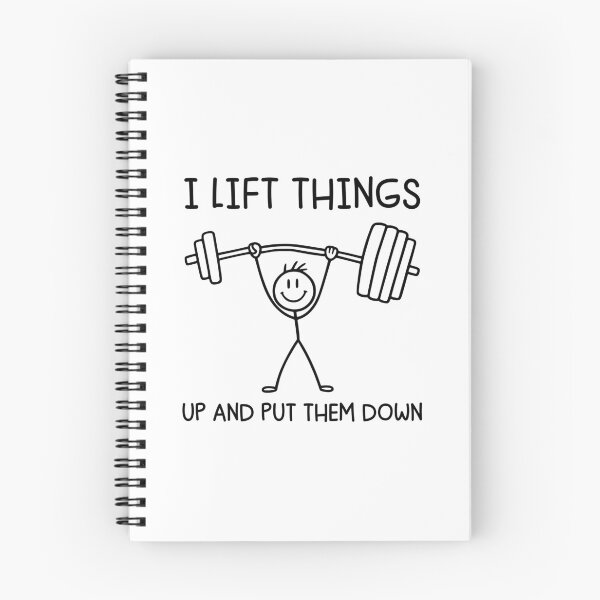 Item preview, I Lift Things up and Put Them Down Funny Lifting Pump Cover Gym Humor designed and sold by gunaone-design.