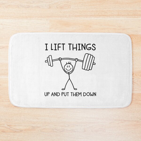 Item preview, I Lift Things up and Put Them Down Funny Lifting Pump Cover Gym Humor designed and sold by gunaone-design.