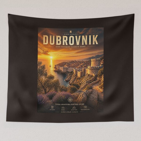 Item preview, Vintage Dubrovnik - Croatia Poster designed and sold by GoodOldVintage.