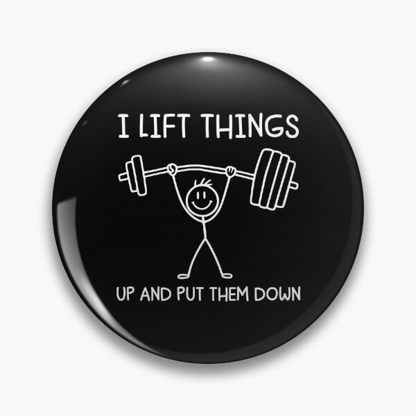 Item preview, I Lift Things up and Put Them Down Funny Lifting Pump Cover Gym Humor designed and sold by gunaone-design.