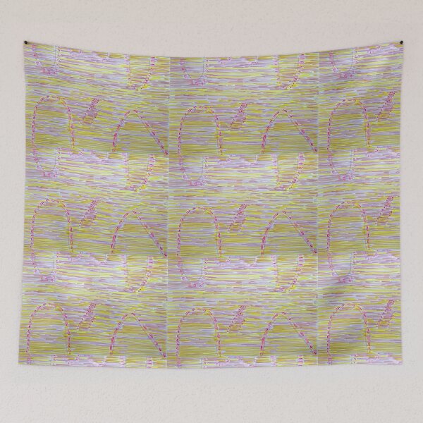 Item preview, Where Are You Going? – Abstract Journey Path Pastel Aesthetic Art designed and sold by stardustelite.