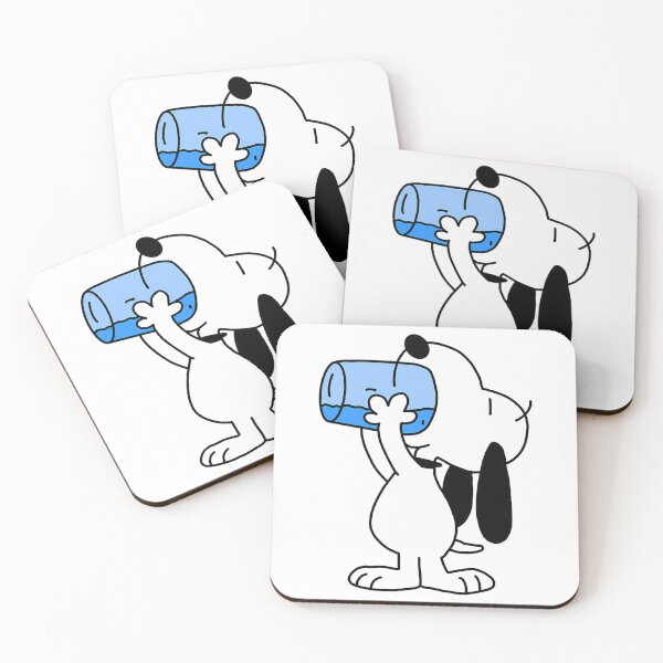 Item preview, Snoopy Drinking Water designed and sold by glendahabi.
