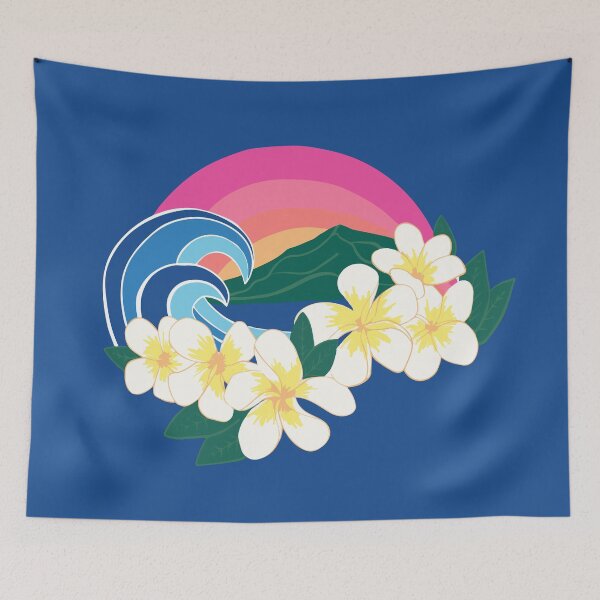 Item preview, Plumeria Wave designed and sold by JulesGoyco.