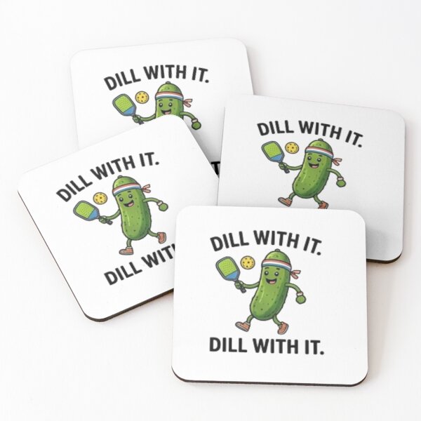 Item preview, Dill With It – Funny Pickleball Design designed and sold by Tipsy24.