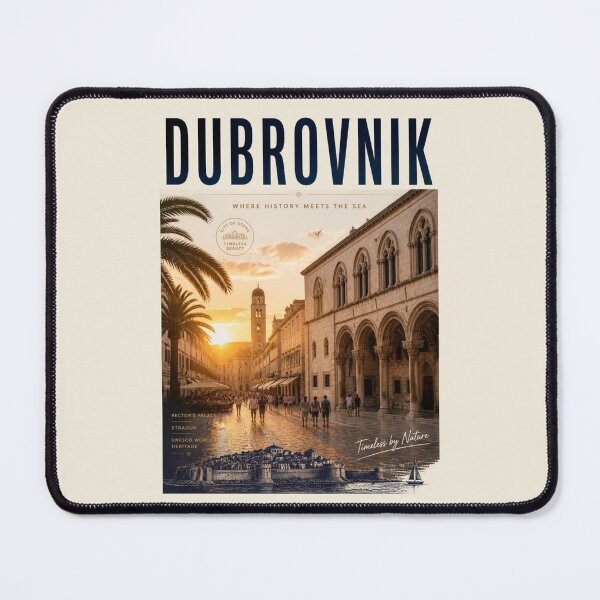 Item preview, Vintage Dubrovnik - Croatia Poster designed and sold by GoodOldVintage.