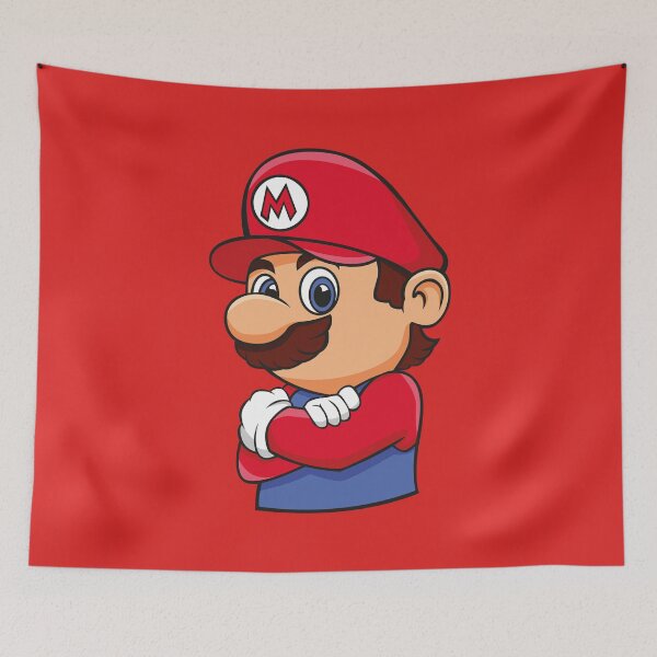 Item preview, Red Cap Plumber | Classic Retro Mascot Graphic designed and sold by MerlinWear.