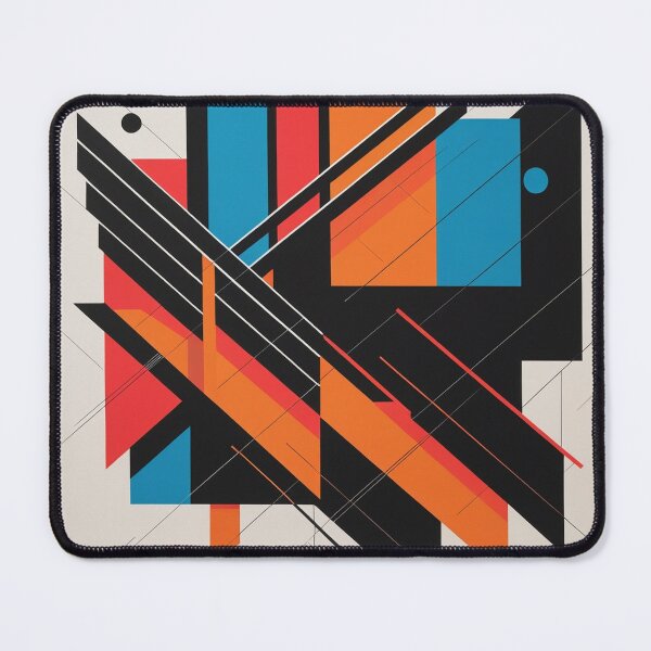 Item preview, Abstract Geometric Constructivist Art | Bauhaus Modern Shapes | Bold Color Architectural Design designed and sold by semenol.