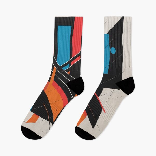 Item preview, Abstract Geometric Constructivist Art | Bauhaus Modern Shapes | Bold Color Architectural Design designed and sold by semenol.