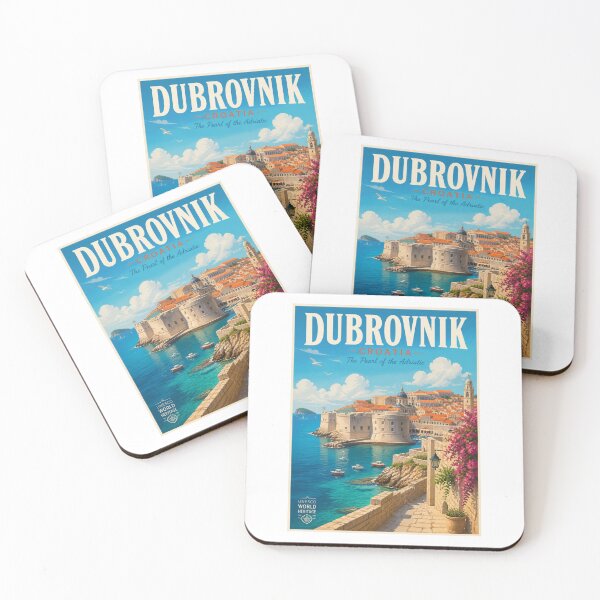 Item preview, Vintage Dubrovnik - Croatia Poster designed and sold by GoodOldVintage.