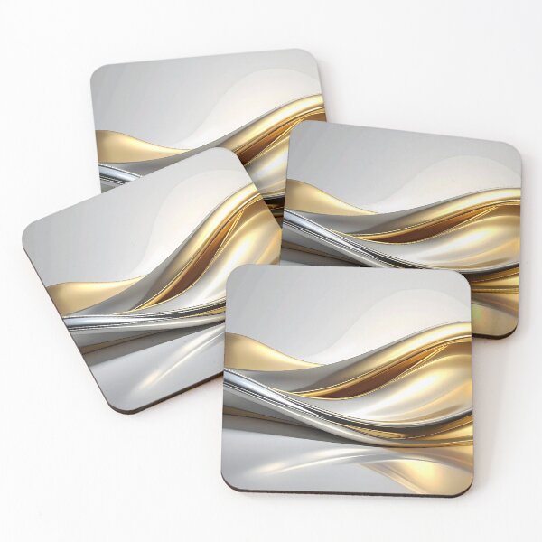 Item preview, Abstract Liquid Chrome Metal Wave Sculpture designed and sold by BetweenForms.