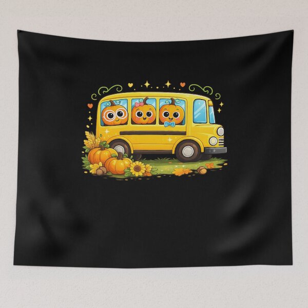Item preview, School Bus Driver Pumpkin Gift Fall Bus Art designed and sold by Corvoria.