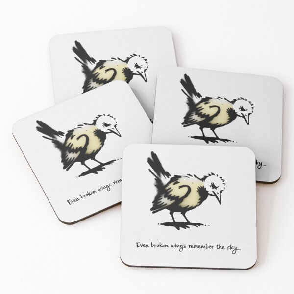 Item preview, Banksy - even broken wings remember the sky designed and sold by 123ks.