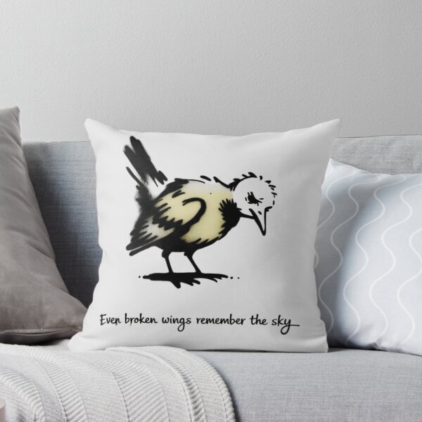 Item preview, Banksy - even broken wings remember the sky designed and sold by 123ks.