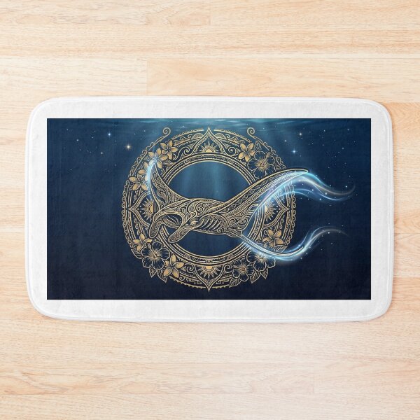 Item preview, Manta Ray Blue Luminous Glow designed and sold by Hawaii26.