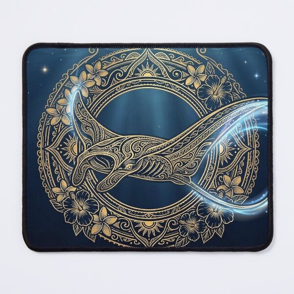Item preview, Manta Ray Blue Luminous Glow designed and sold by Hawaii26.