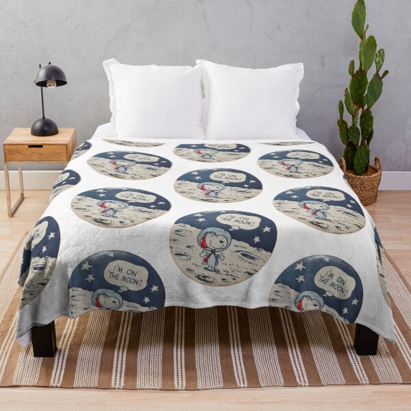 Item preview, Snoopy On The Moon designed and sold by glendahabi.