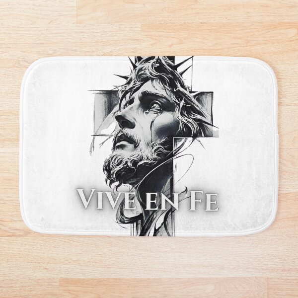 Item preview, Vive en Fe – Diseño Jesús Corona de Espinas Cruz Tatuaje designed and sold by DragonPrint.